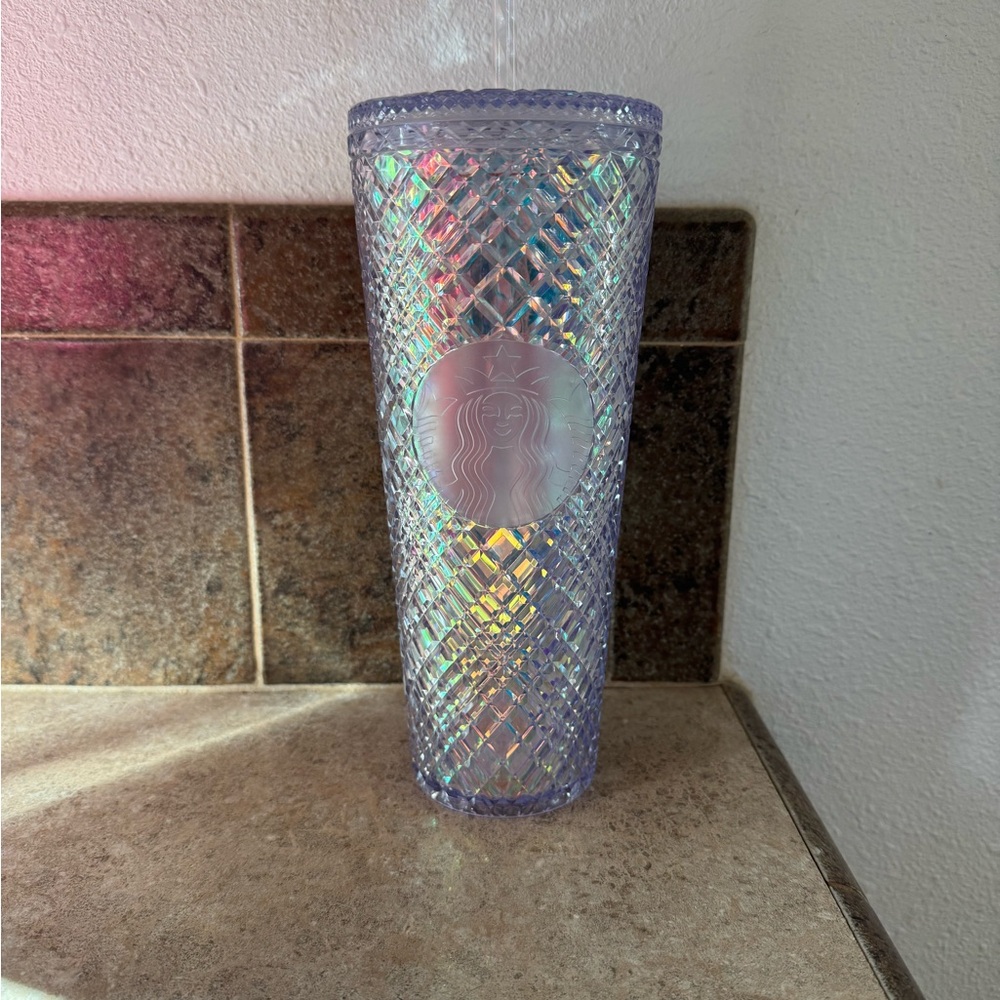Starbucks Iridescent Purple Vase